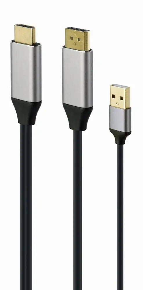 CABLEXPERT 4K HDMI MALE TO DISPLAYPORT MALE ADAPTER CABLE 2M BLACK RETAIL PACK