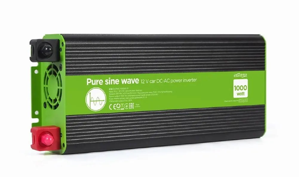 ENERGENIE 12V PURE SINE WAVE CAR DC-AC POWER INVERTER 1000W