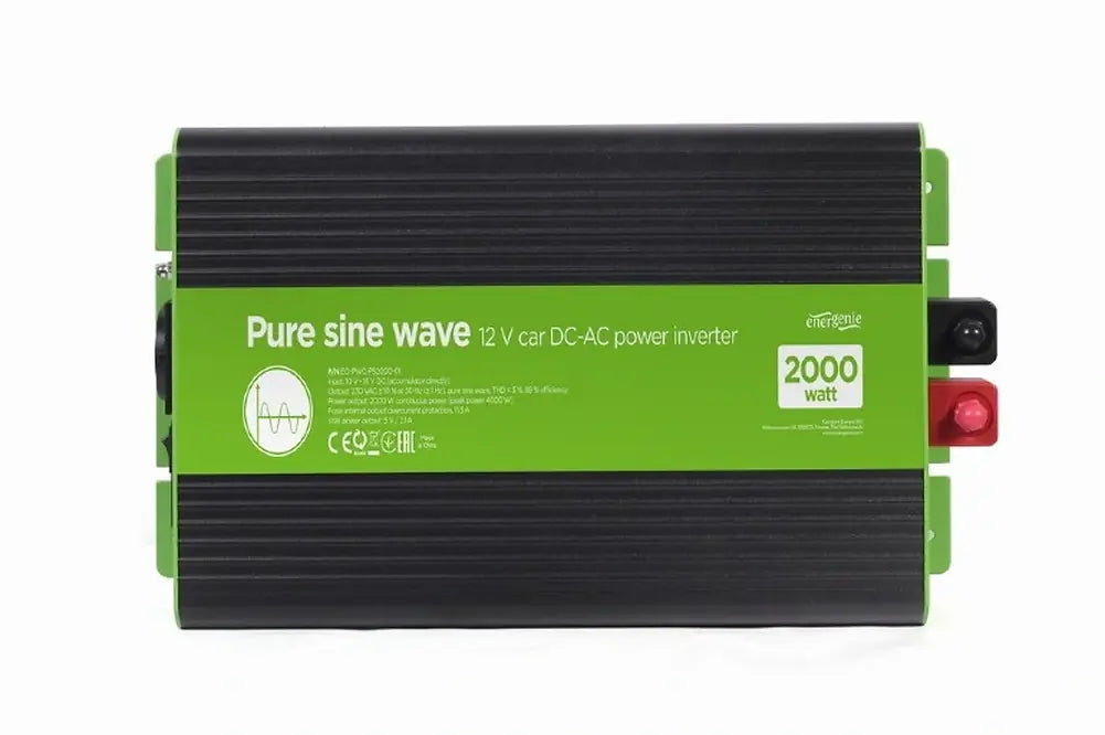 ENERGENIE 12V PURE SINE WAVE CAR DC-AC POWER INVERTER 2000W
