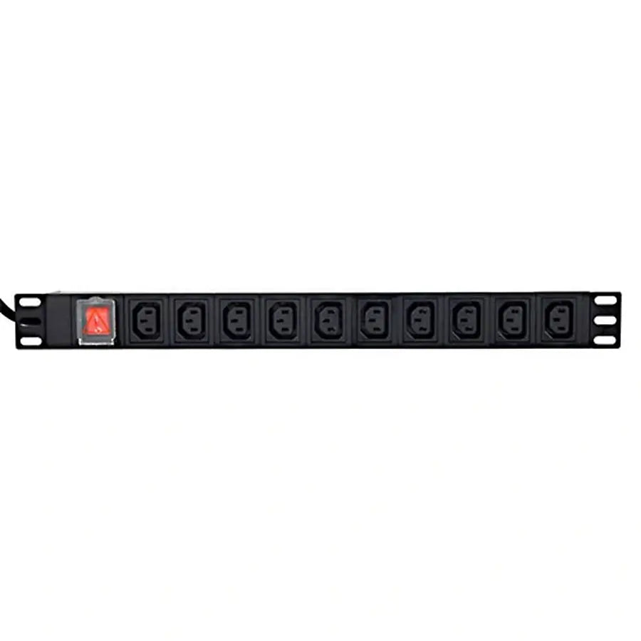 ENERGENIE POWER DISTRIBUTION UNIT (PDU), 10PCS C13 SOCKETS, 1U, 16A, C19 PLUG 2M CABLE