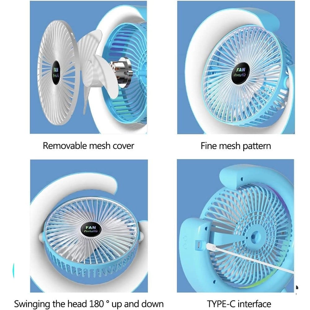 Ανεμιστήρας με Φωτιστικό LED G-Rotate (PINK)
