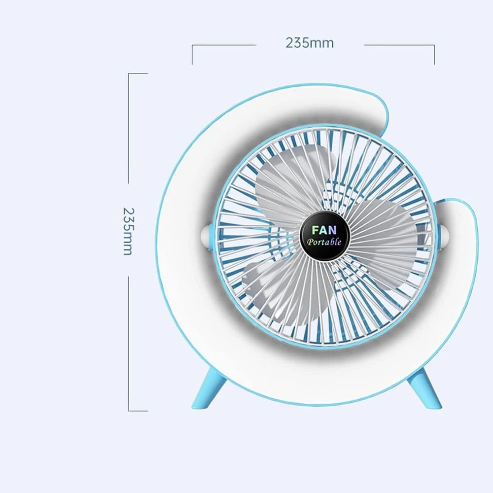 Ανεμιστήρας με Φωτιστικό LED G-Rotate (BLUE)