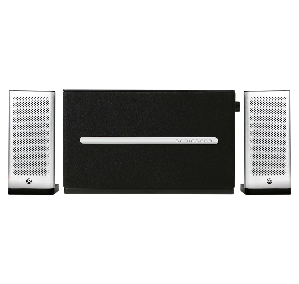 SONIC GEARS 2,1 HI-FI BLUETOOTH SPEAKERS SPACE 7 SILVER
