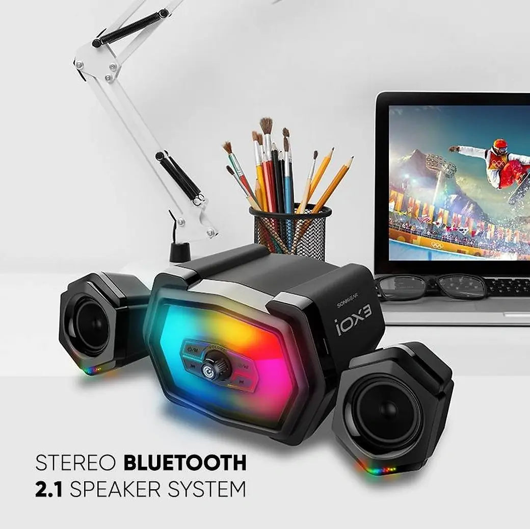 SONIC GEAR IOX 3 STEREO BLUETOOTH 2.1 SPEAKER SYSTEM