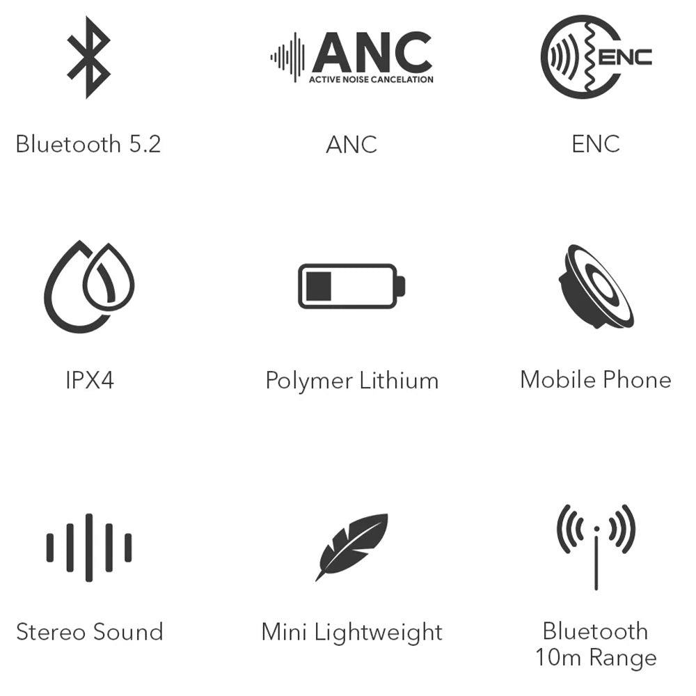 SONIC GEAR BLUETOOTH EARPUMP TWS 16 ANC MINT