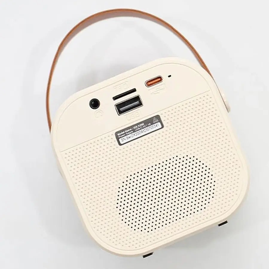 SONICGEAR IOX K200 BLUETOOTH 5.1 HOME KARAOKE PORTABLE SPEAKER WITH WIRELESS MIC WHITE