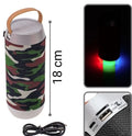 LED Bluetooth Ηχείο CAMO Green