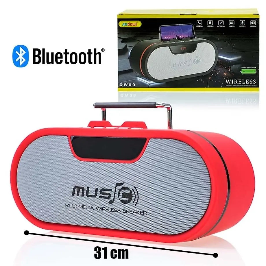 TWS Ηχείο Bluetooth Wireless Bright RED
