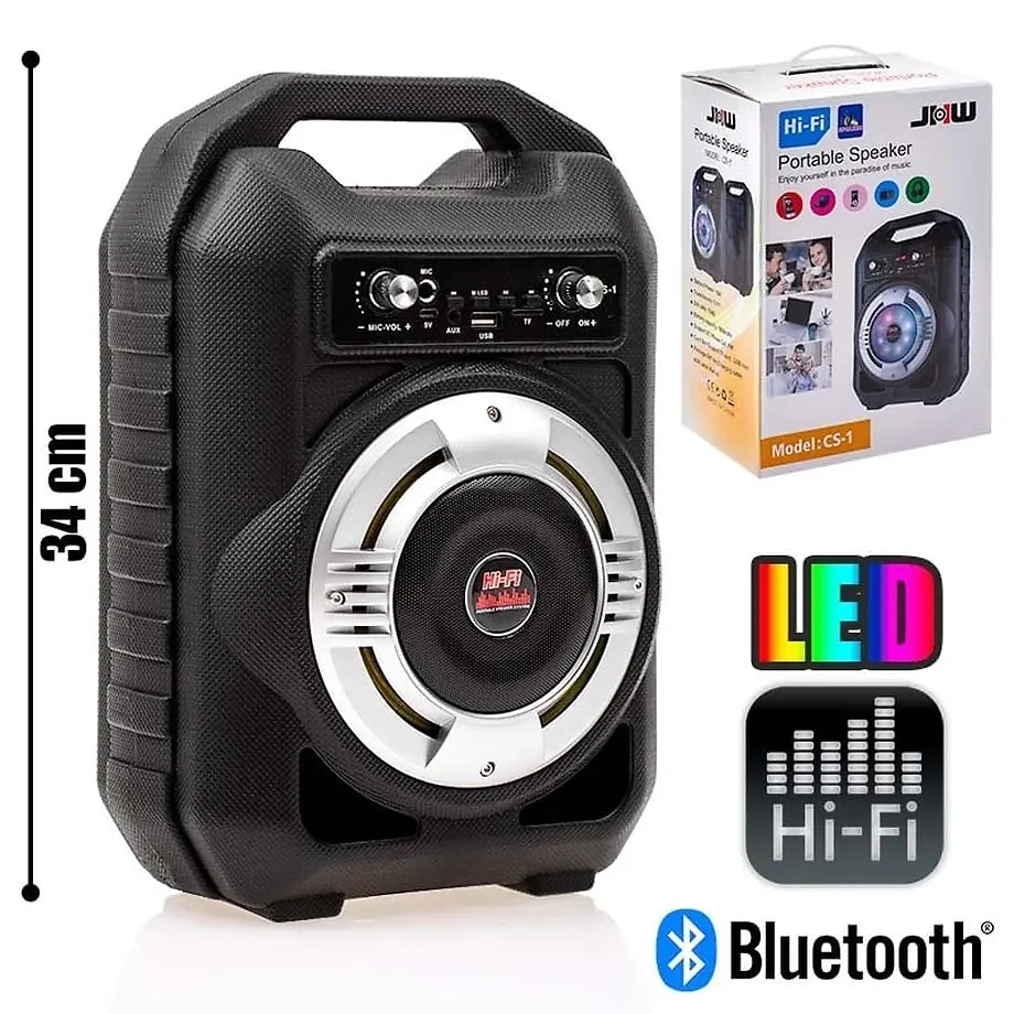 HI-FI Bluetooth Megabox Ηχείο με LED