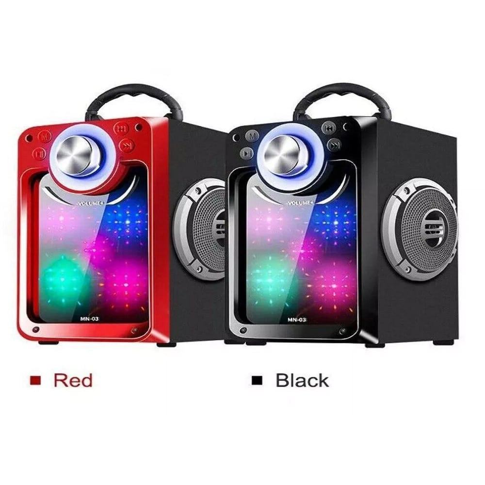 Bluetooth Ηχείο με LED Crystal Sound Black