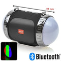 Bluetooth Ηχείο με LED Party TUBE Black
