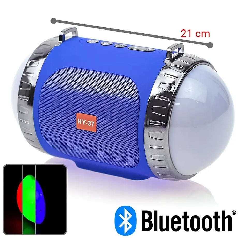 Bluetooth Ηχείο με LED Party TUBE BLUE