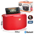 TRUE BASS HIFI Bluetooth με Βάση Κινητού RED