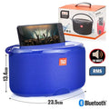 TRUE BASS HIFI Bluetooth με Βάση Κινητού BLUE