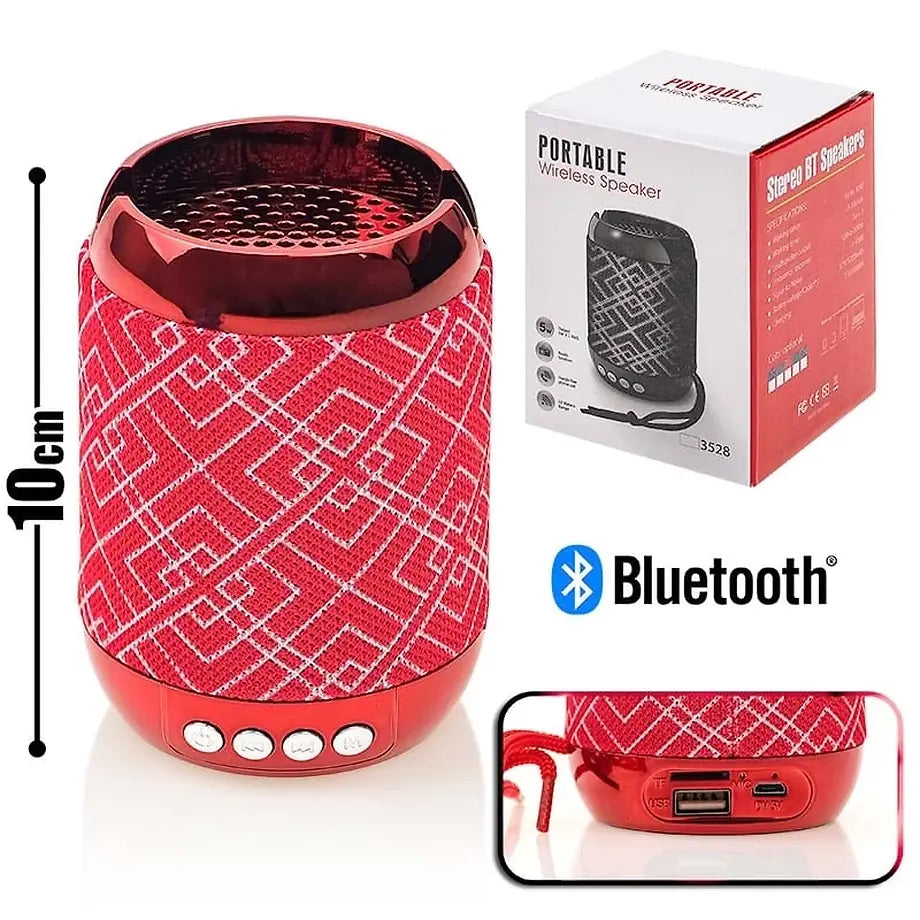 Φορητό Ηχείο Bluetooth KNIT RED
