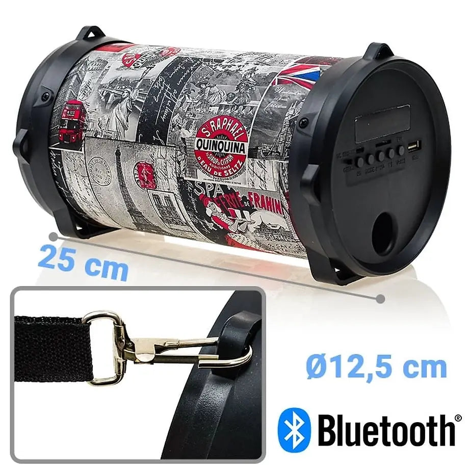 Bluetooth Ηχείο TUBE ''Sightseeing THE World 4''