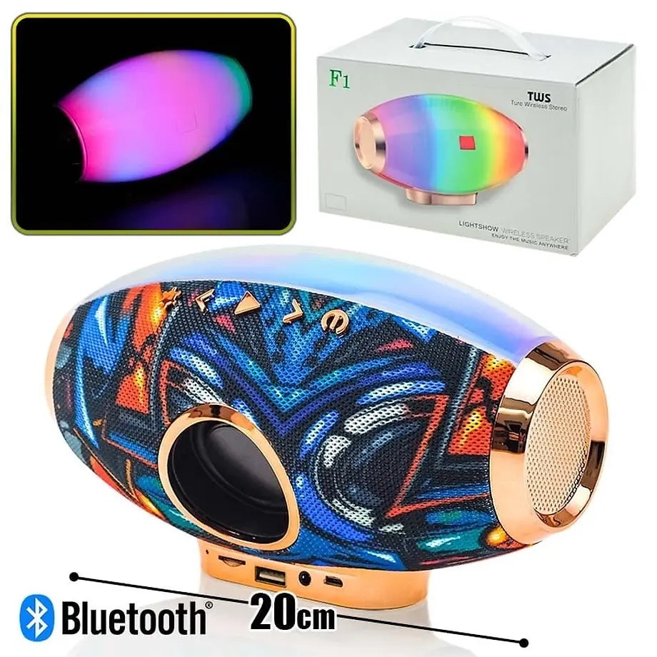 Precious GOLD HIFI Bluetooth TRUE Stereo LED Fuzzy