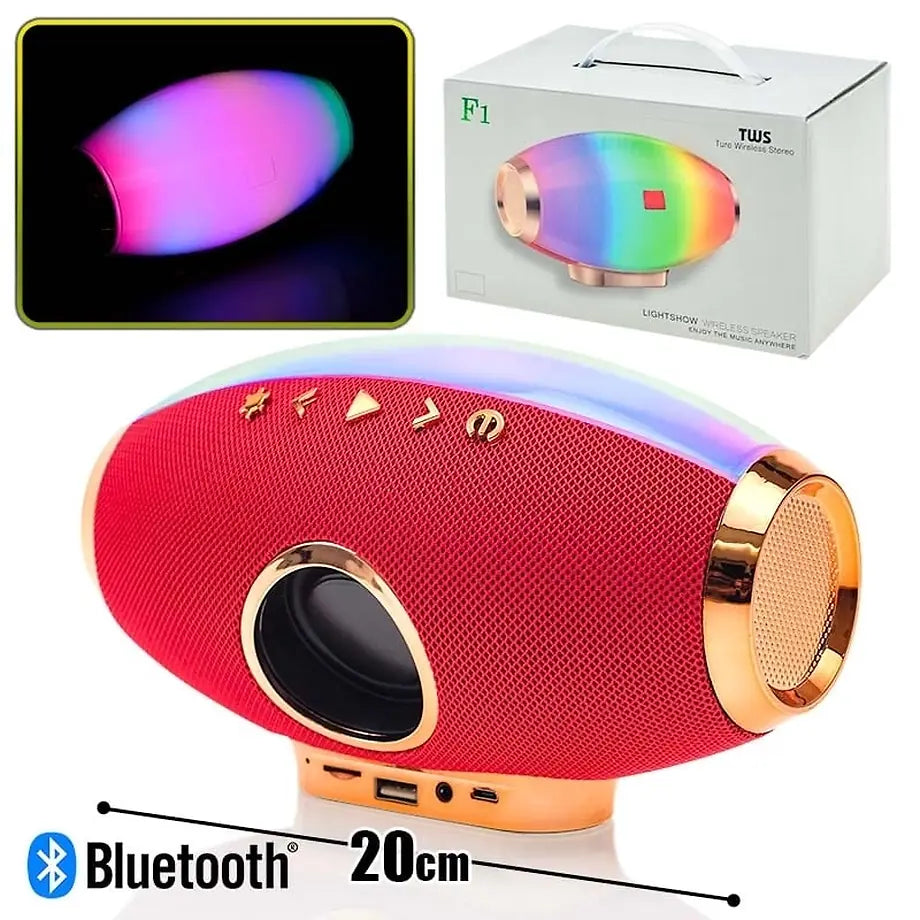 Precious GOLD HIFI Bluetooth TRUE Stereo LED RED
