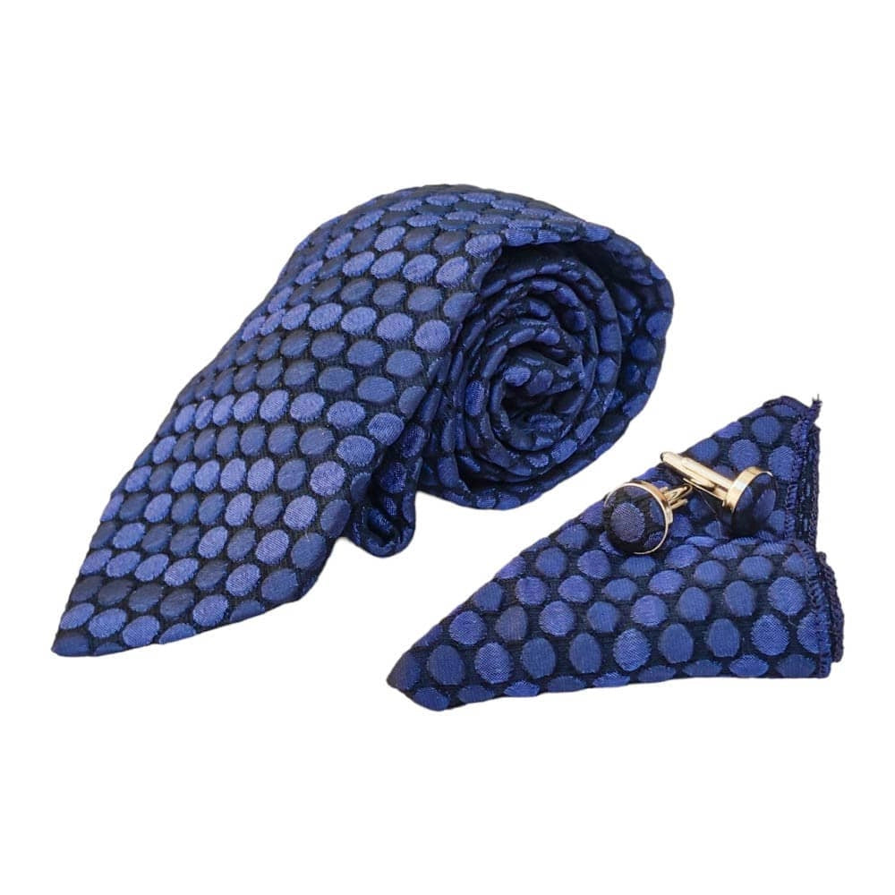 σετ Γραβάτα με Ποσέτ BLUE Scales