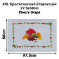 XXL Προστατευτικό Επιφανειών 97.5X58CM Cherry Grape