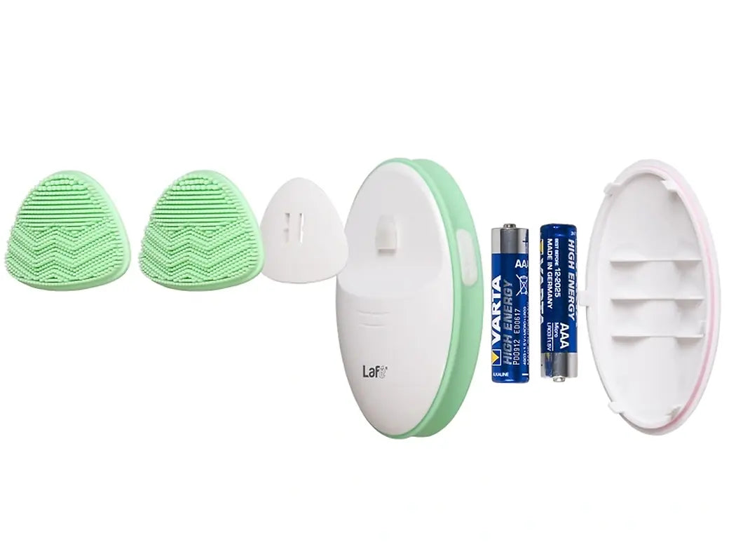 LAFE CLEANING-MASSAGING SONIC FACE BRUSH GREEN