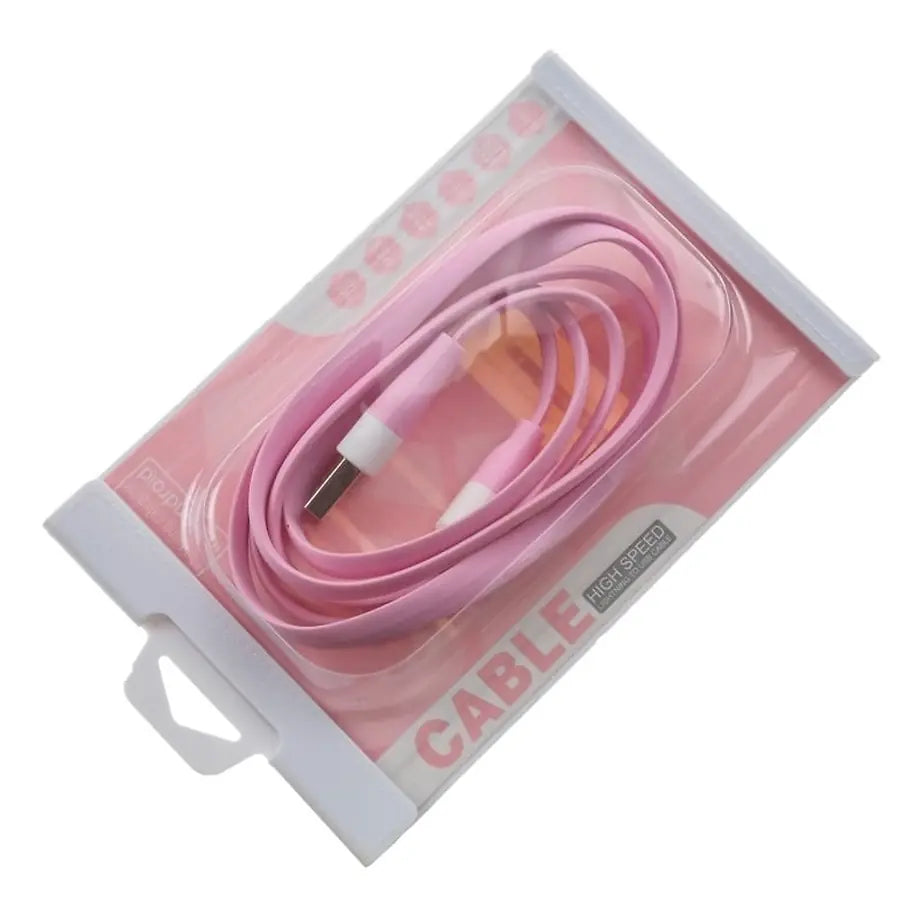 Καλώδιο Φόρτισης - Δεδομένων Micro USB ροζ 1.2M