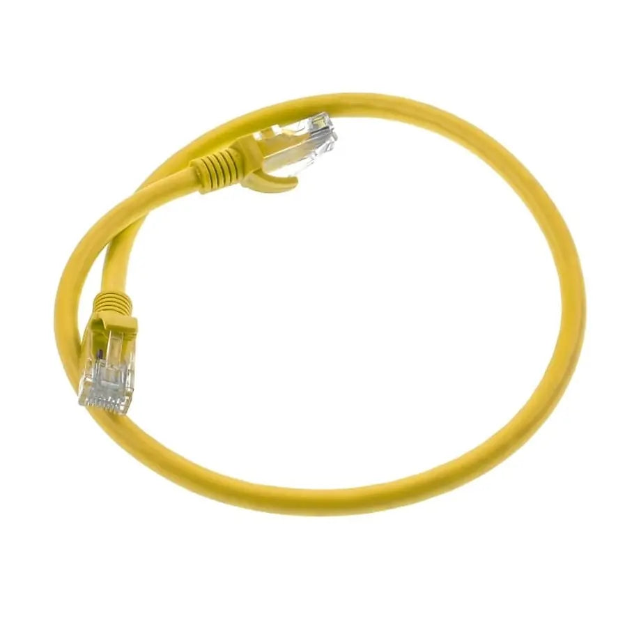 Καλώδιο Ethernet 0.5M CAT 6E Κίτρινο