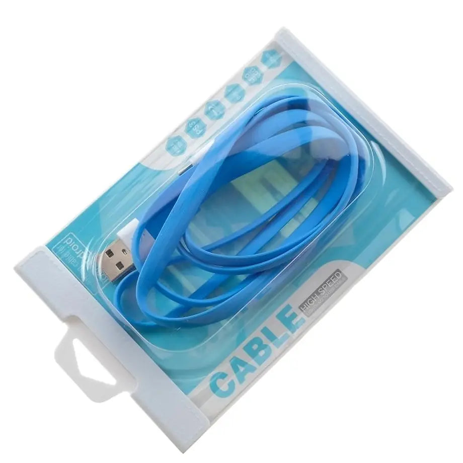 Καλώδιο Φόρτισης - Δεδομένων Micro USB Μπλε 1.2M
