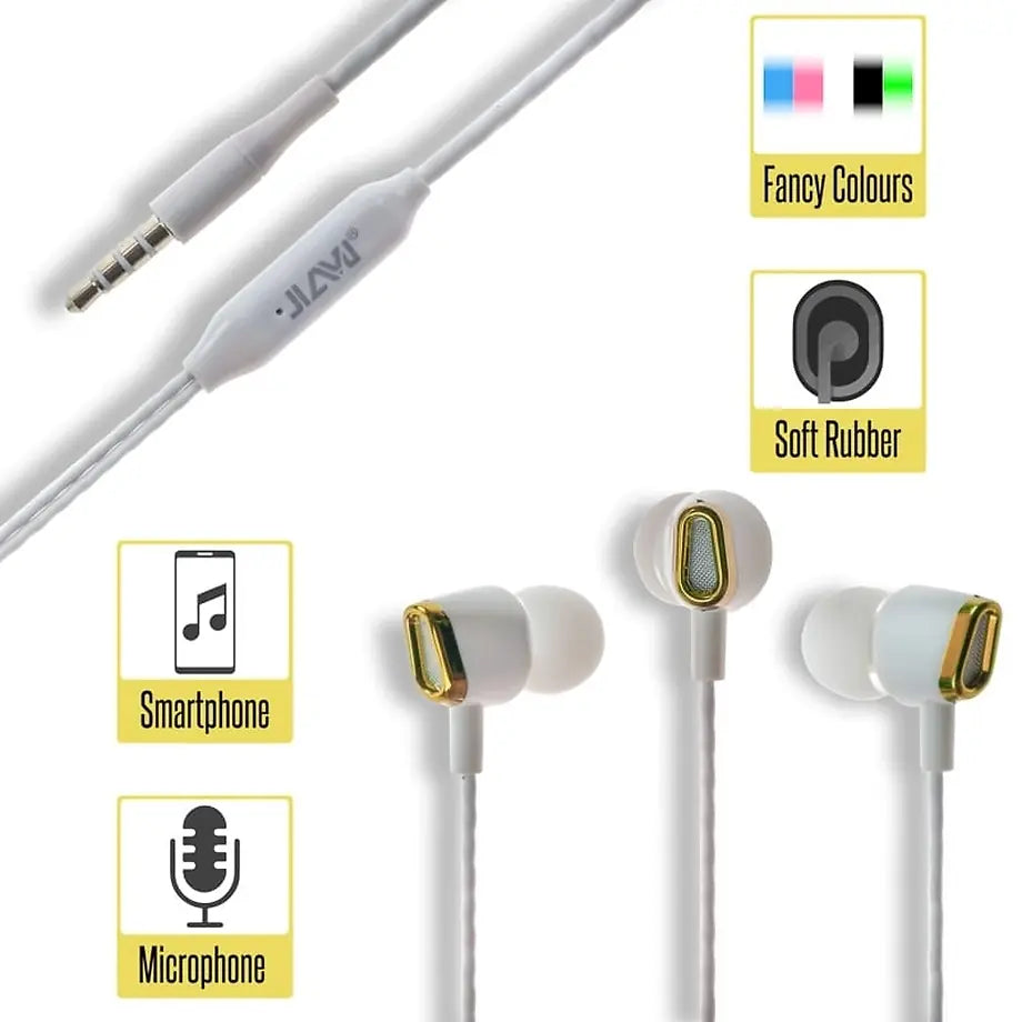 Stereo HI-FI Handsfree JY-357 WhiteGOLD
