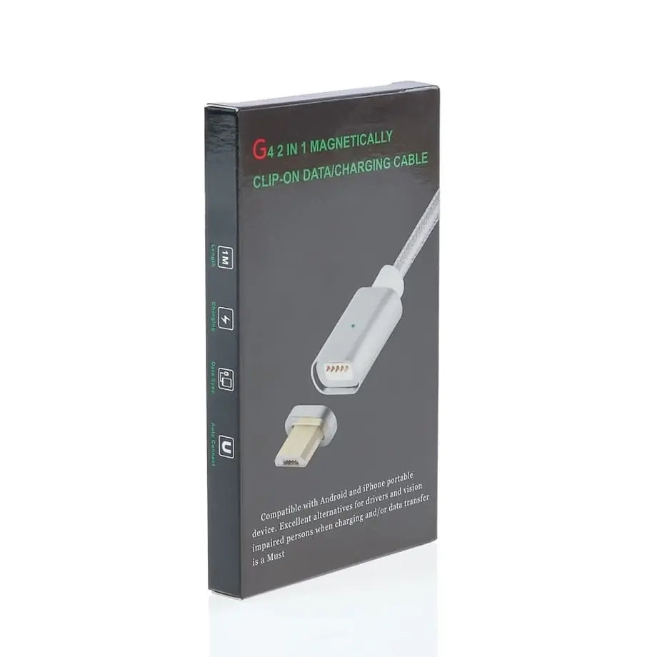 Μαγνητικό Καλώδιο Φόρτισης-Δεδομένων Micro USB ροζ
