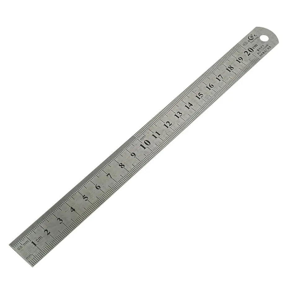 Εργαστηριακός INOX Χάρακας 20CM