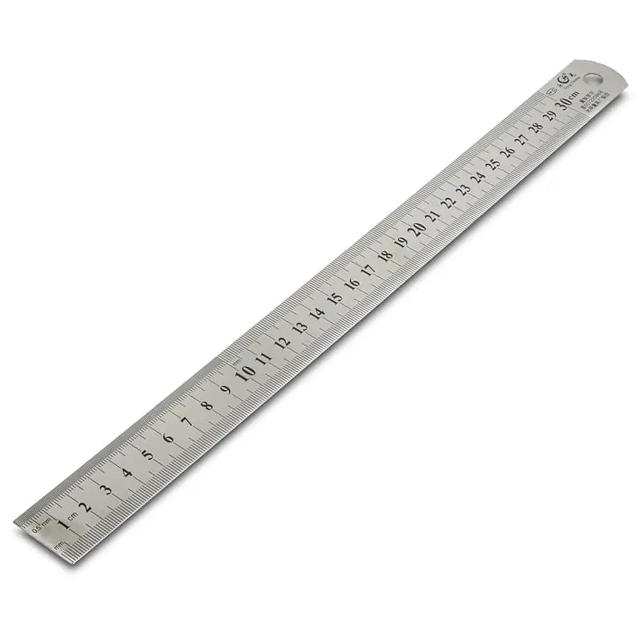 Εργαστηριακός INOX Χάρακας 30 CM