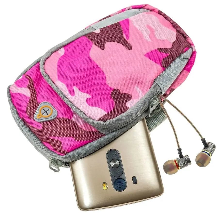 Θήκη Τηλεφώνου για Μπράτσο (PINK-CAMO)