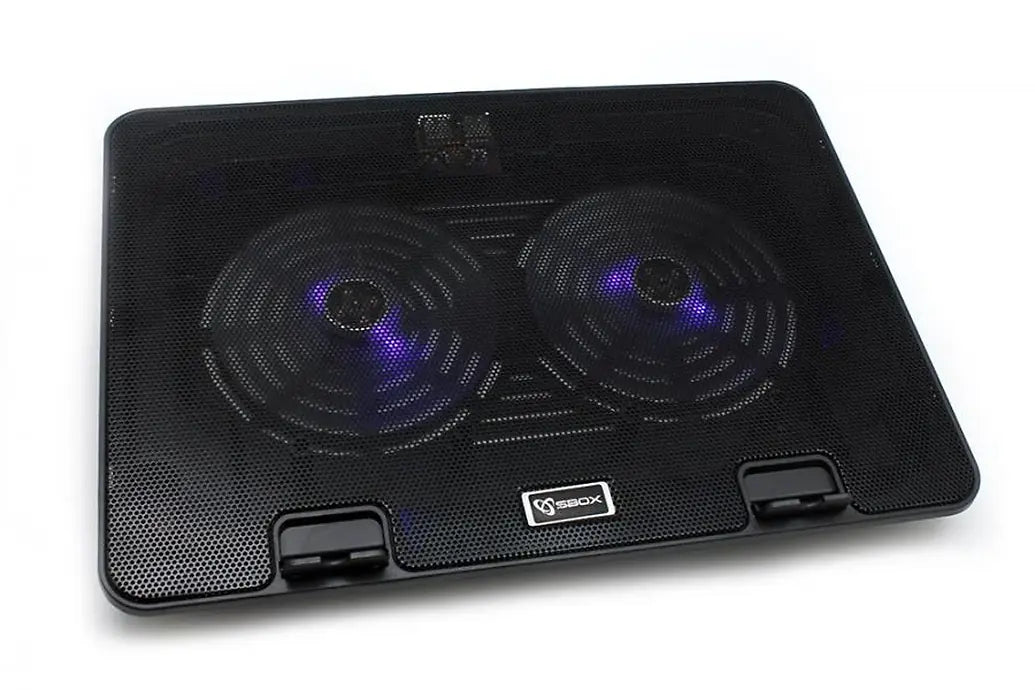SBOX USB COOLING PAD 15,6' 2xBLUE LED FAN 140 mm