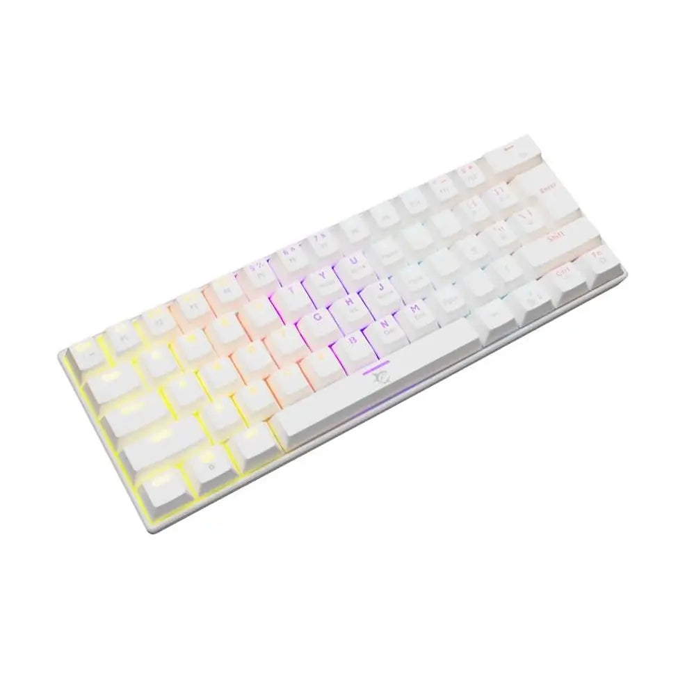 WHITE SHARK MECHANICAL KEYBOARD RED SWITCH GK-004211 WHITE