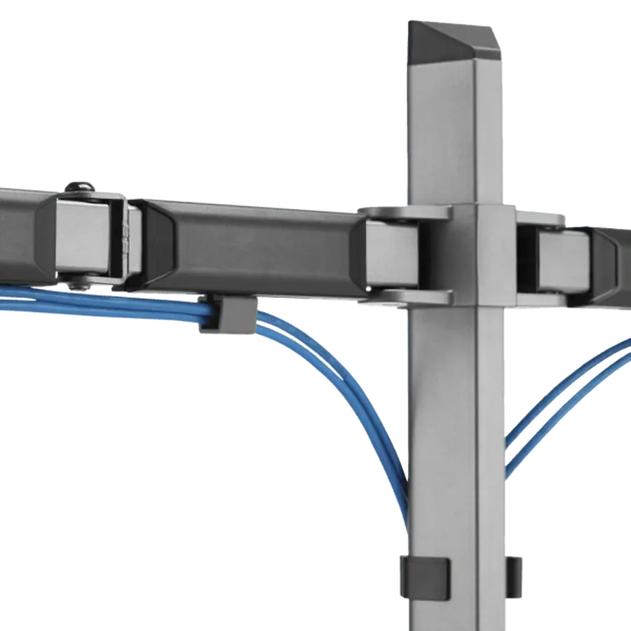 WHITE SHARK 2 MONITORS DESKTOP MOUNT TUTANKHAMUN
