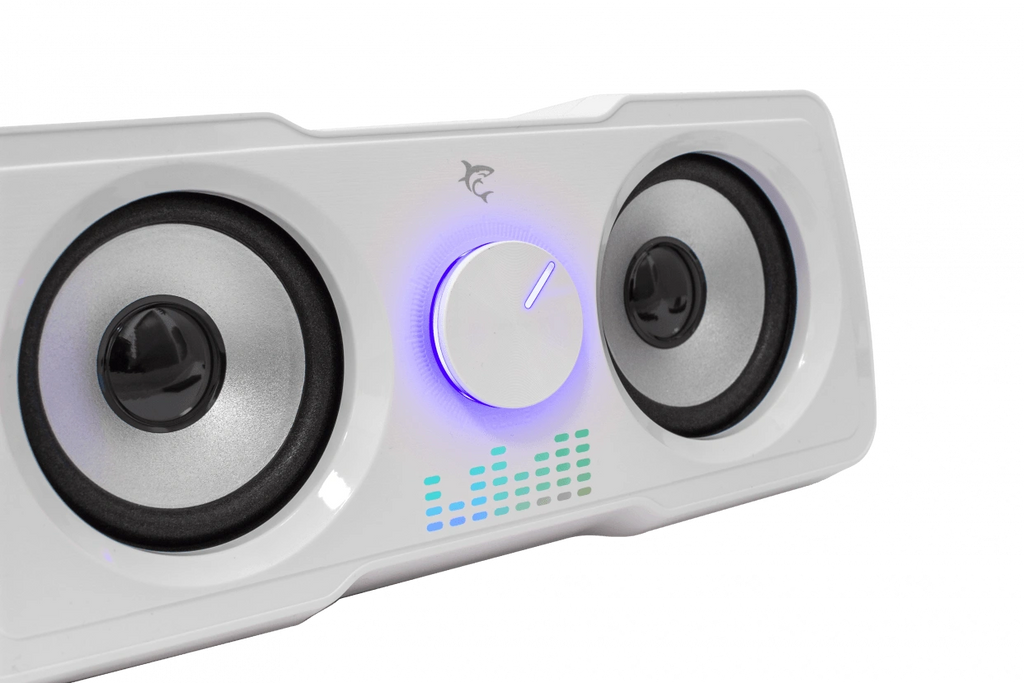 WHITE SHARK RGB GAMING 2.2 SPEAKERS MOOD WHITE