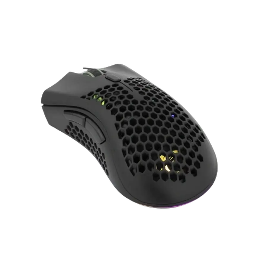 WHITE SHARK WIRELESS 500mAh Li-BAT GAMING MOUSE 10K  LIONEL BLACK