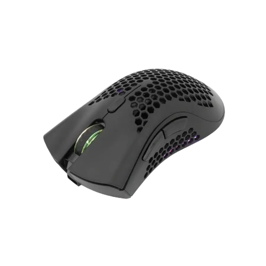 WHITE SHARK WIRELESS 500mAh Li-BAT GAMING MOUSE 10K  LIONEL BLACK