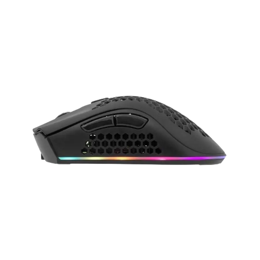 WHITE SHARK WIRELESS 500mAh Li-BAT GAMING MOUSE 10K  LIONEL BLACK