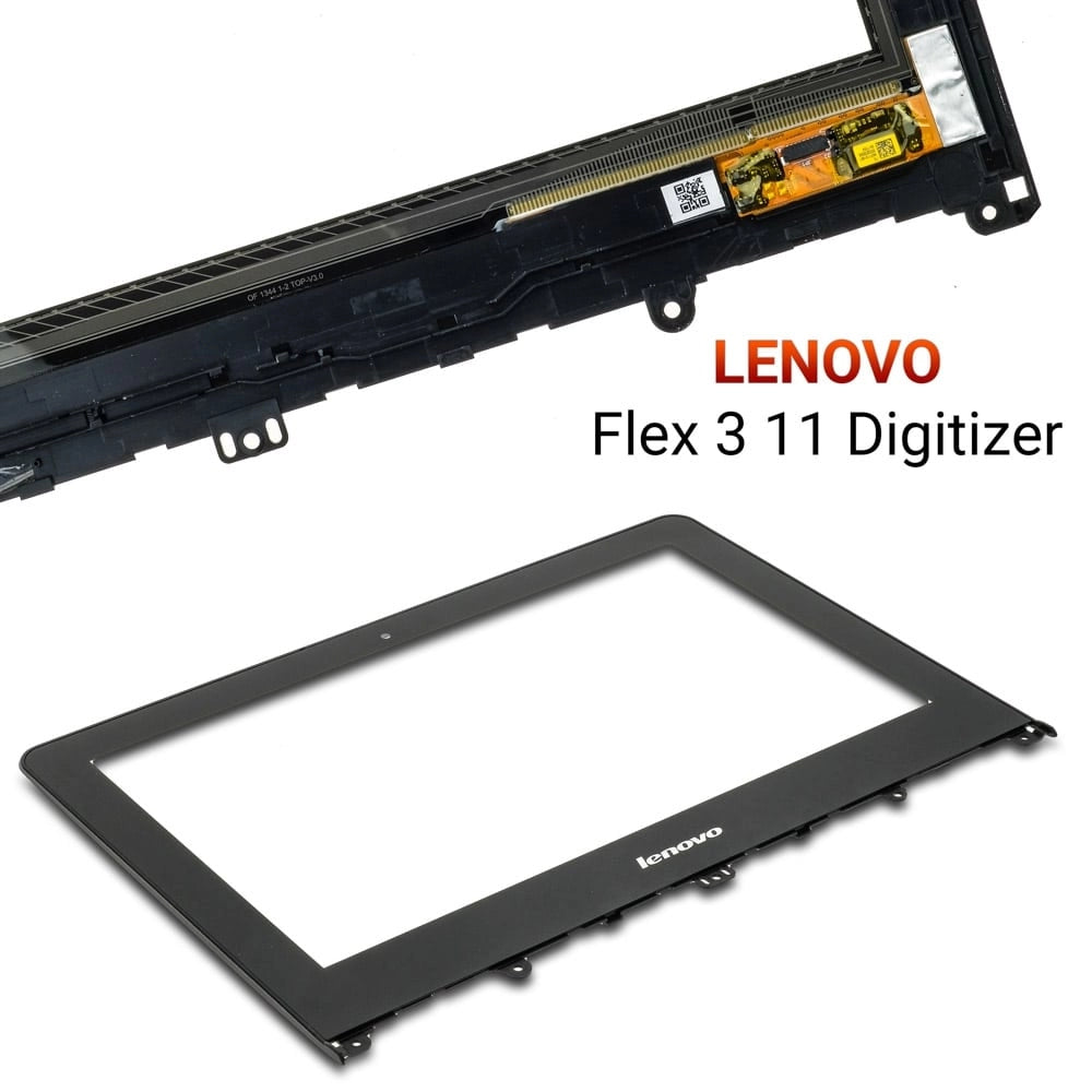 Lenovo FLEX 3 11 11.6" Touch Glass Digitizer (Black) Grade A-