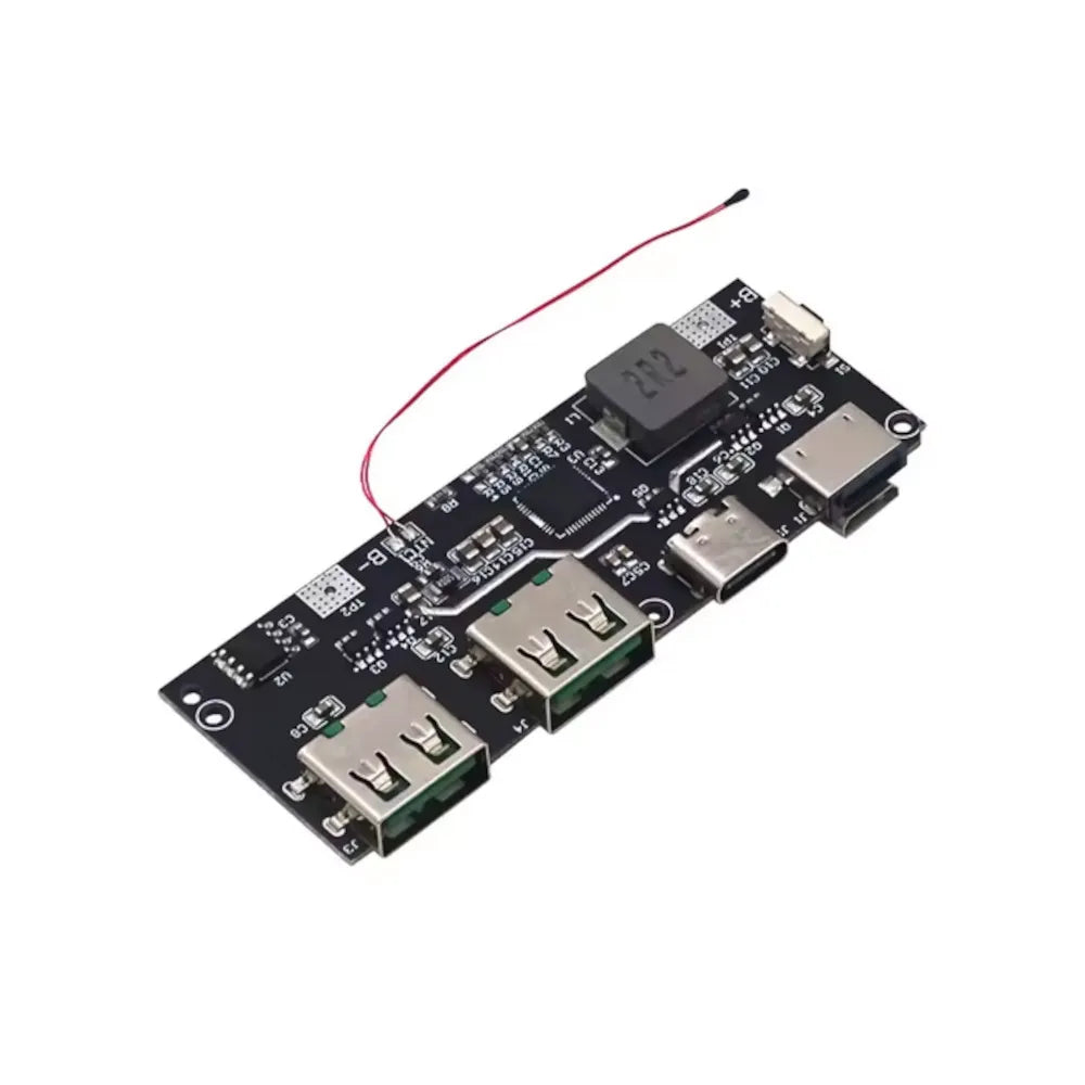 22.5W USB Type-C Charging bank 5 Port Bidirectional Fast-charge Mobile Power Circuit Board