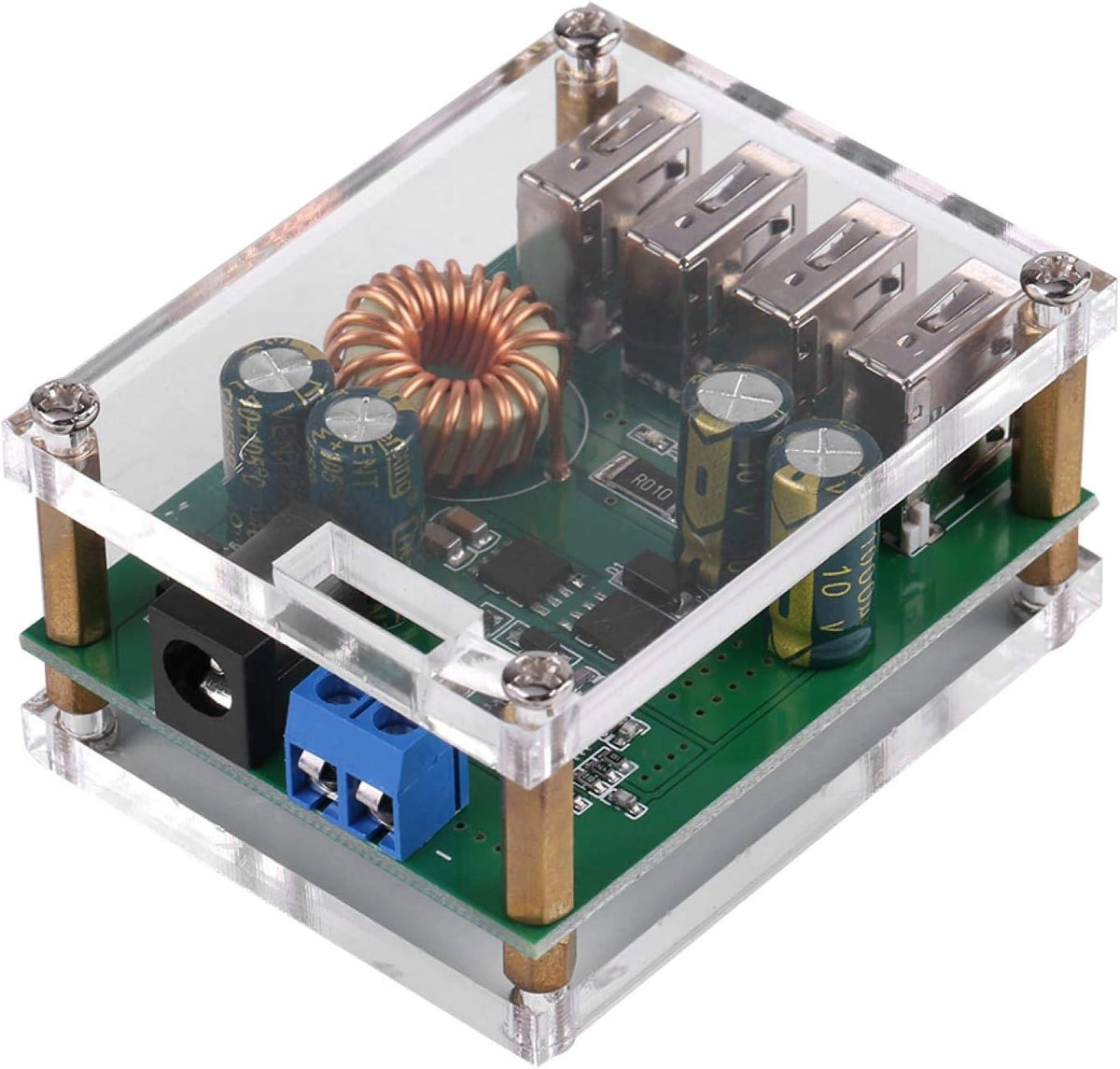 4 USB DC-DC Step Down Module 7V-60V to 5V 5A