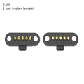Pogo Pin Magnetic Connector 5p Male - Female