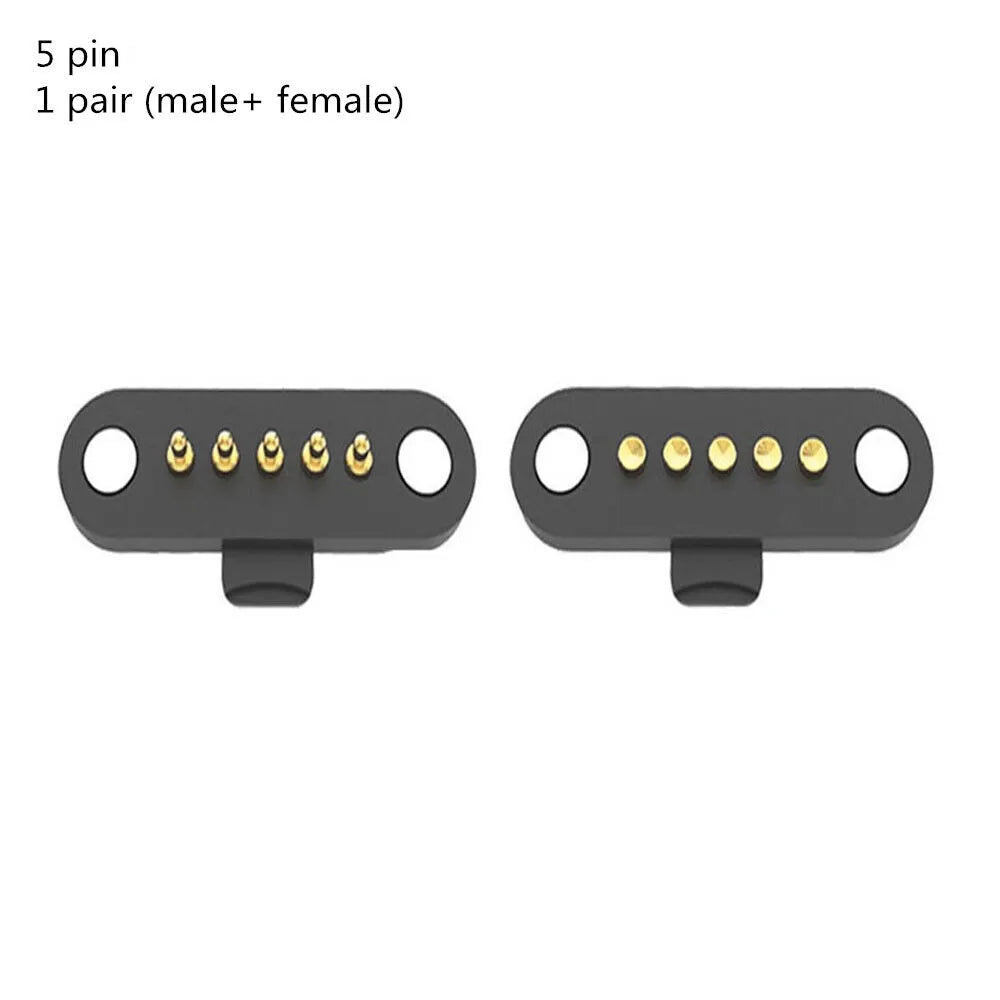 Pogo Pin Magnetic Connector 5p Male - Female