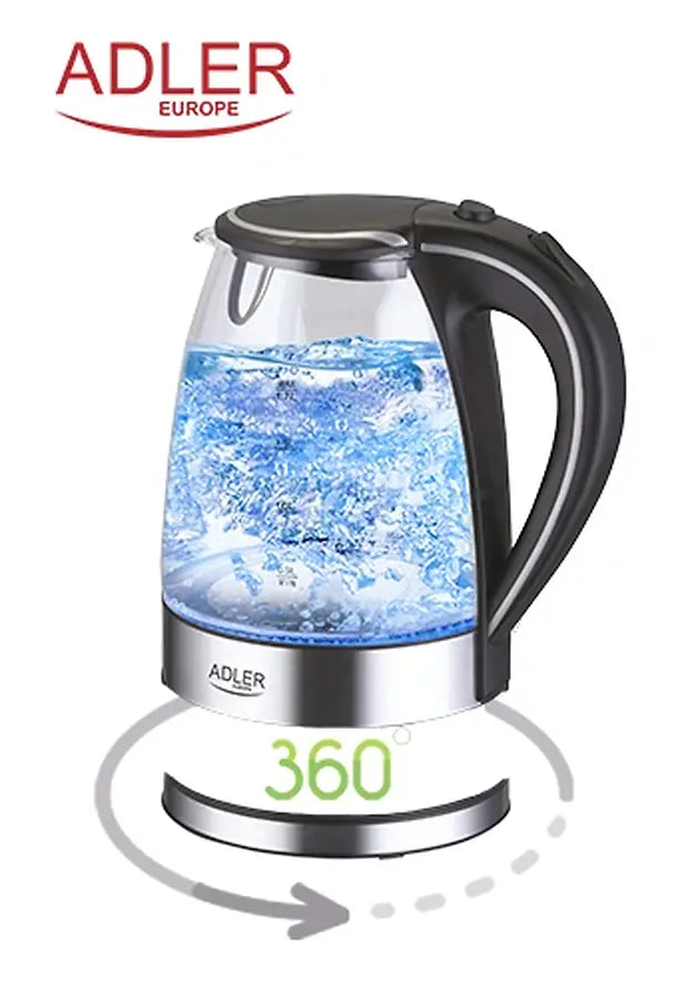 ADLER GLASS KETTLE 1,7L