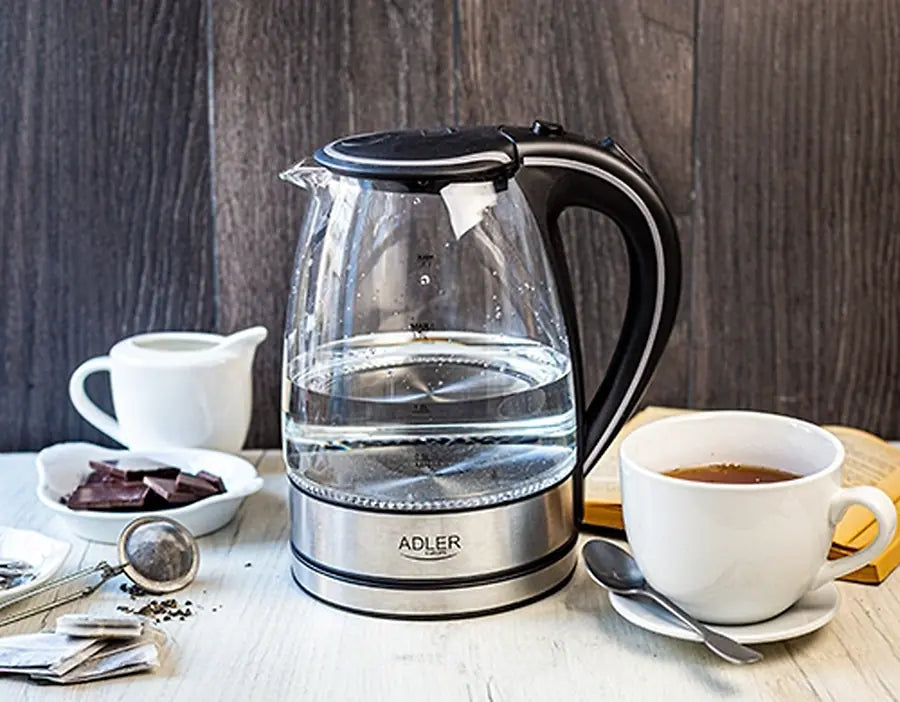 ADLER GLASS KETTLE 1,7L