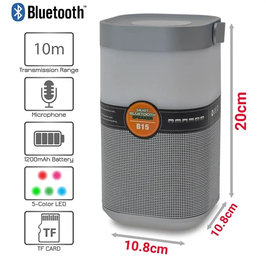 Bluetooth Ηχείο Φορητό Lanter GREY B15