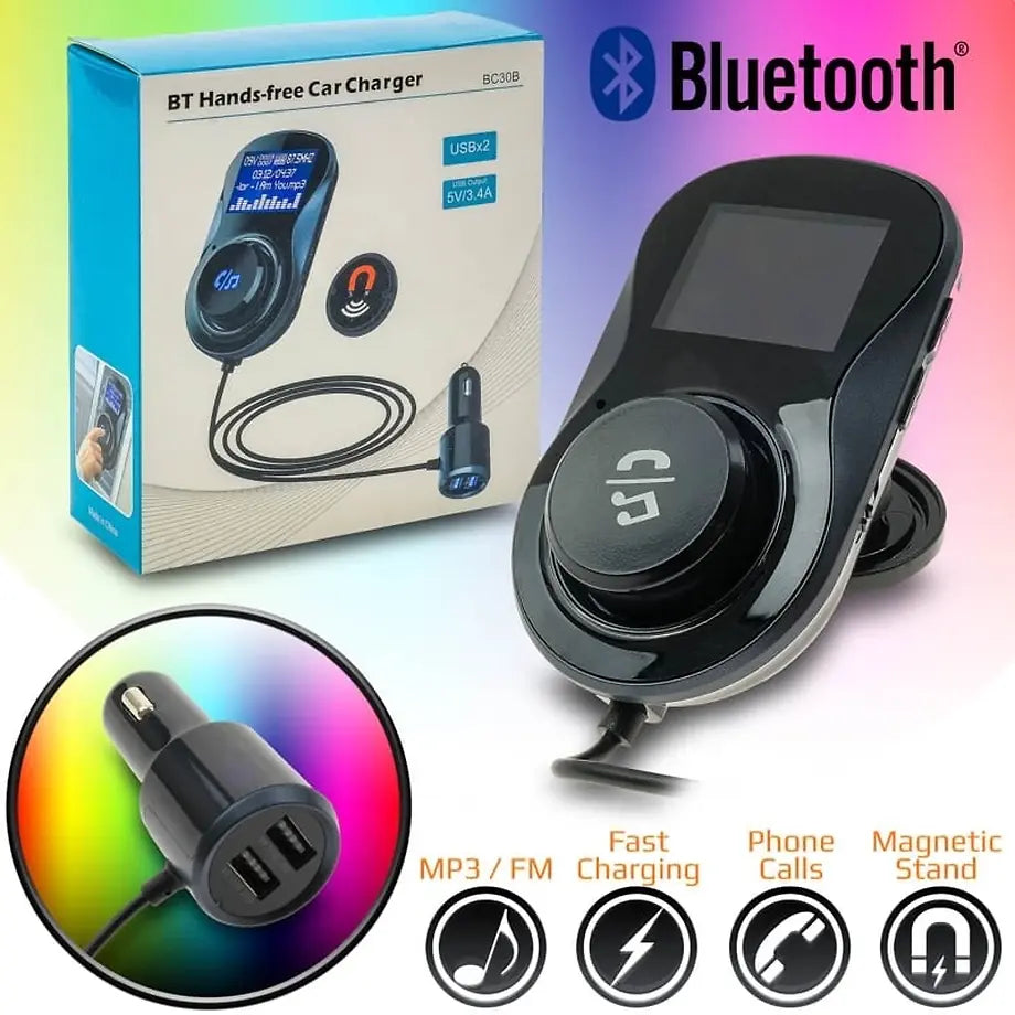 CAR KIT Αυτοκινήτου Bluetooth-Φορτιστής BC30B