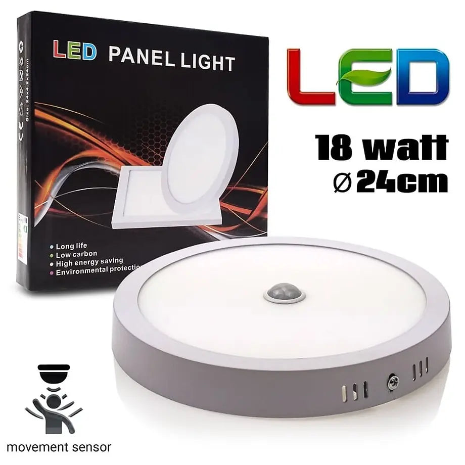 LED Panel Οροφής με Αισθητήρα 18W